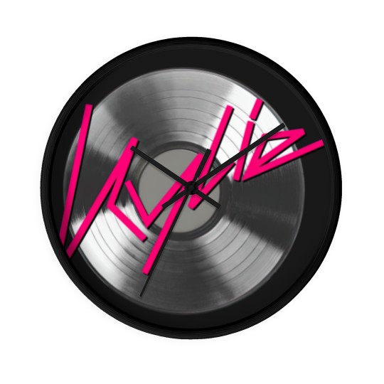 Discover Kylie Minogue  record silver Wall Clocks