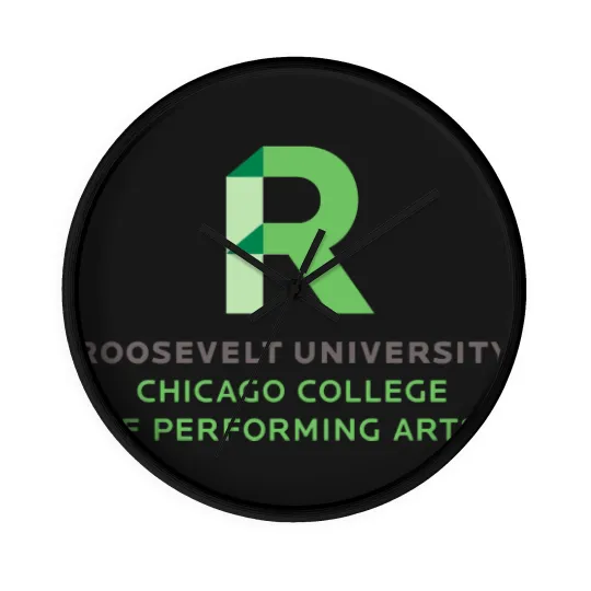 Discover (Roosevelt University) The Music Conservatory of Chicago College of Performing Arts Wall Clocks