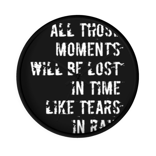 Discover Tears in Rain Classic - Tears in Rain Classic Wall Clocks