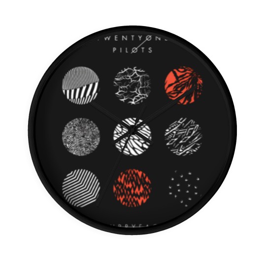 Discover Pilotss band blurryface album logo Wall Clocks