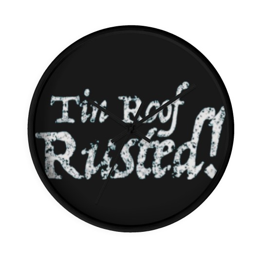 Discover Tin Roof - RUSTED Wall Clocks