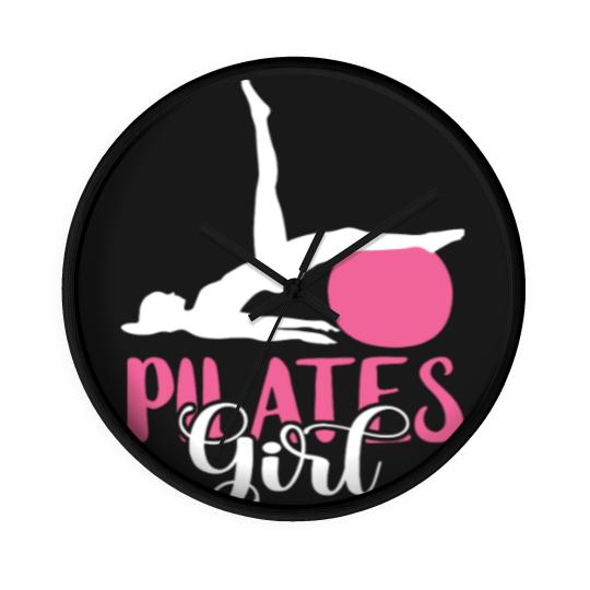 Discover Pilates Fitness Instructor Pilates Girl Pilates Workout Wall Clocks