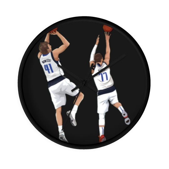 Discover Luka Doncic x Dirk Nowitzki Wall Clocks