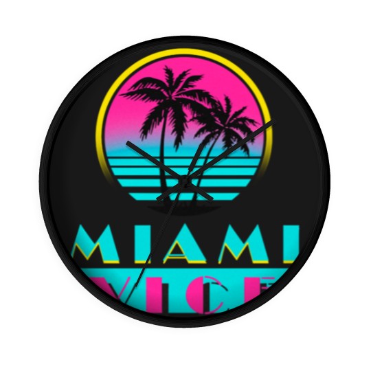 Discover Miami Vice Wall Clocks