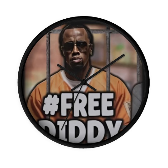 Discover Free Diddy Wall Clocks #freediddy Wall Clocks P Diddy Rapper Wall Clocks