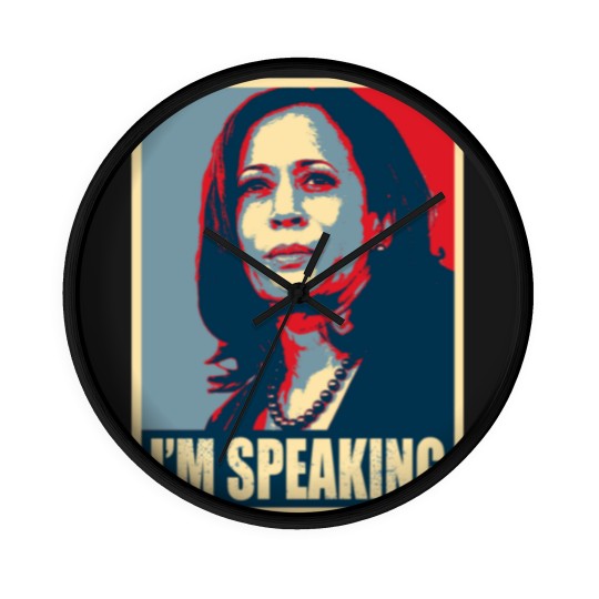 Discover Kamala Harris - Mr. Vice President I'm Speaking Wall Clocks