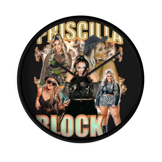 Discover Vintage Priscilla Block 90s Wall Clocks, Retro Priscilla Block Bootleg Wall Clocks