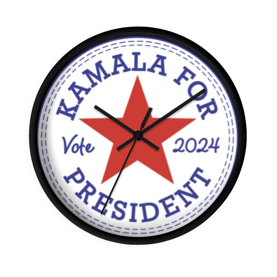 Discover Kamala Harris For President 2024 Wall Clocks