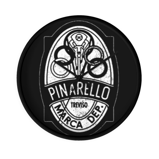 Discover Pinarello vintages Italian Cycling Tour de France Made in Italy Badge Wall Clocks
