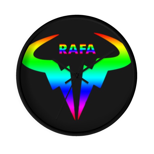 Discover rafael nadal logo Wall Clocks