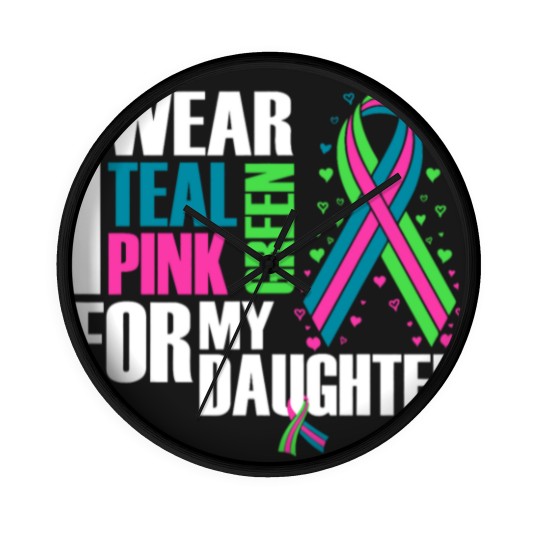 Discover Metastatic Breast Cancer Ribbon Daughter Cancer Awareness Wall Clocks