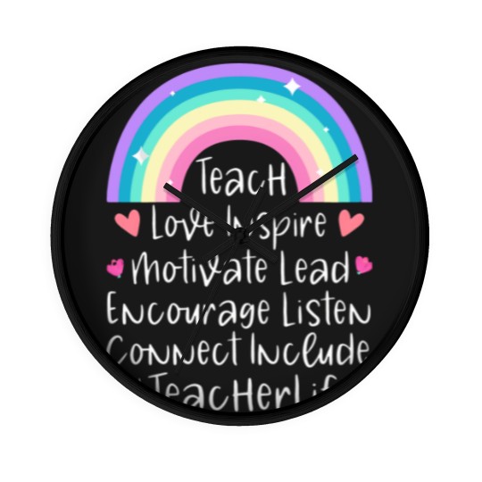 Discover Teacher Life Wall Clocks, Teacher Gift, Teacher Wall Clocks, Elementary School Teacher Wall Clocks, Preschool Teacher, Gift for Teacher - Teacher Life - Wall Clocks