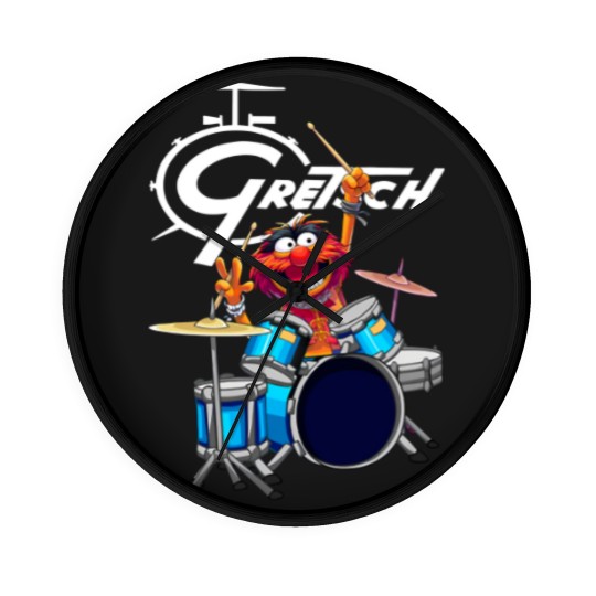 Discover The Muppet Show Animal Playing Gretsch Drums Wall Clocks