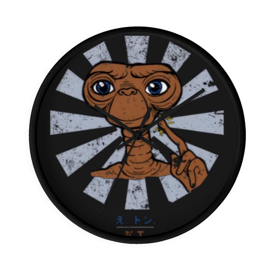 Discover ET Extra Terrestrial Retro Japanese - Et - Wall Clocks