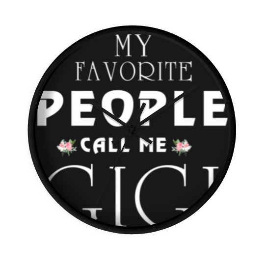 Discover My Favorite People Call Me Gi Gi Wall Clocks