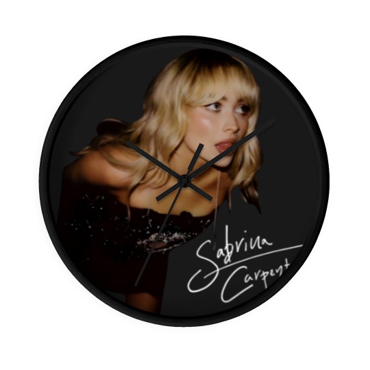 Discover Carpenter 90s Graphic sabrina Rock Music Tour 2024 Wall Clocks Gift Fan