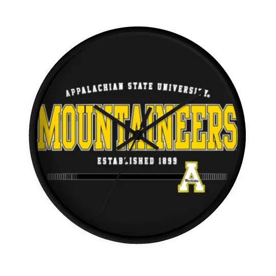 Discover appmerch8 appalachian state university Wall Clocks