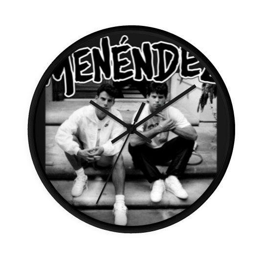 Discover MENENDEZ - out of step porch punk hardcore throwback true crime brothers Wall Clocks