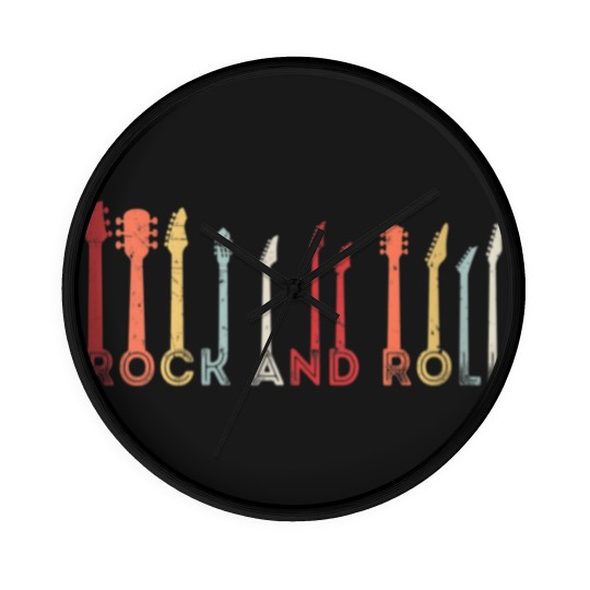 Discover Vintage Rock And Roll Classic Concert Band Cool Wall Clocks