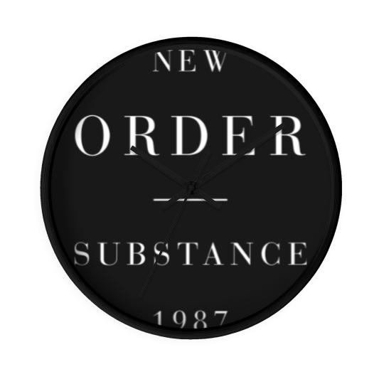 Discover New Order Substance Wall Clocks