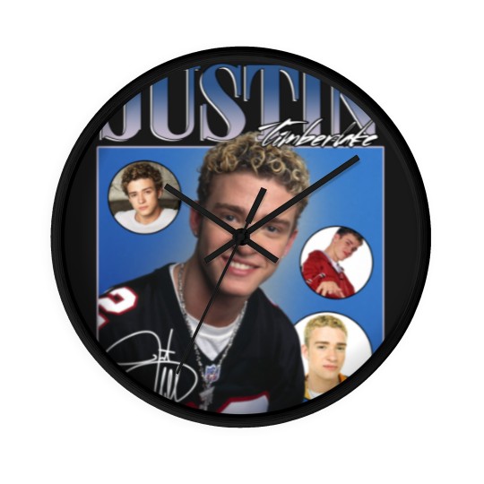Discover Justin Timberlake Wall Clocks Gift Funny Wall Clocks