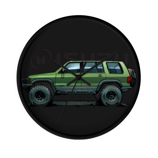 Discover 2nd Gen Isuzu Trooper - Green Wall Clocks