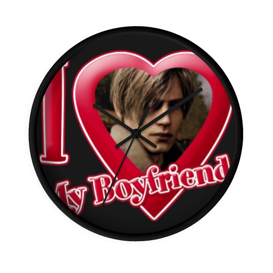 Discover I Love My Boyfriend Leon Kennedy Wall Clocks