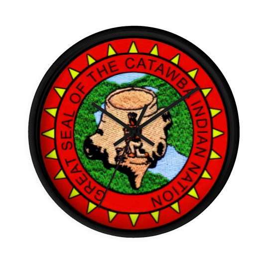 Discover Great Seal of Catawba Indian Nation Wall Clocks
