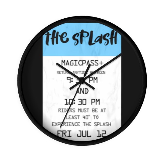 Discover Splash - Splash Mountain - Wall Clocks