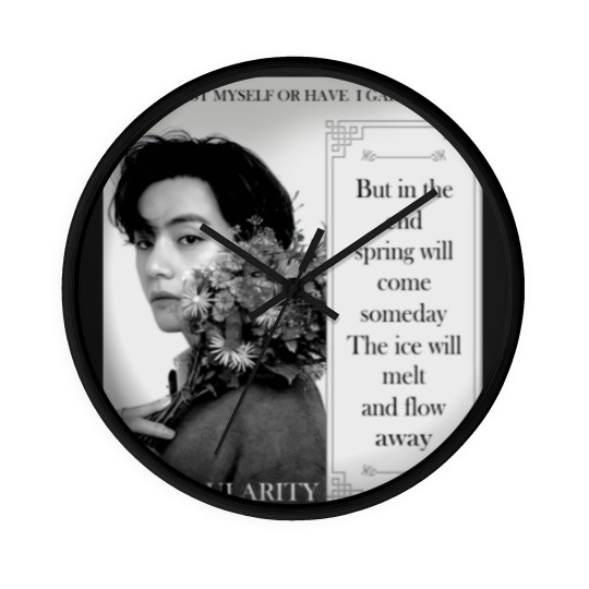 Discover Kim Taehyung Wall Clocks