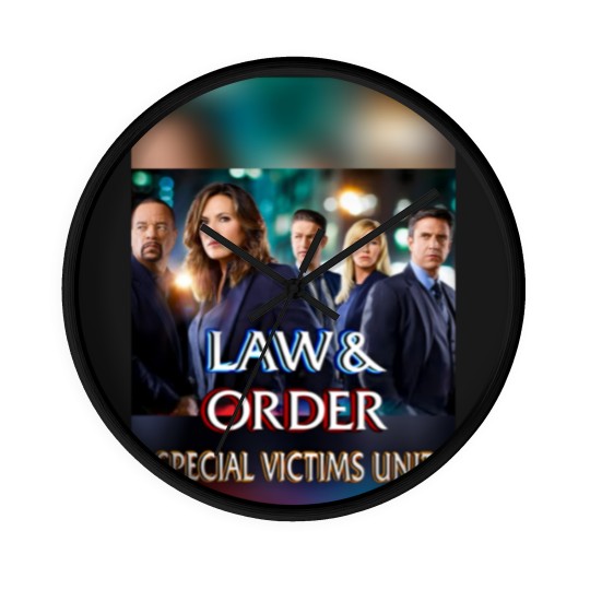 Discover law and order svu Wall Clocks