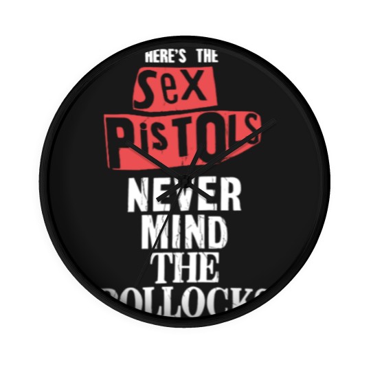 Discover The sx Pistols Unisex Wall Clocks: NMTB Distressed (Dip-Dye)