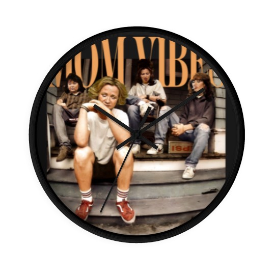 Discover Mom Vibes Thug Life  Wall Clocks, Vintage 90s Mom Vibes Wall Clocks, 90s Mom Vibes Wall Clocks