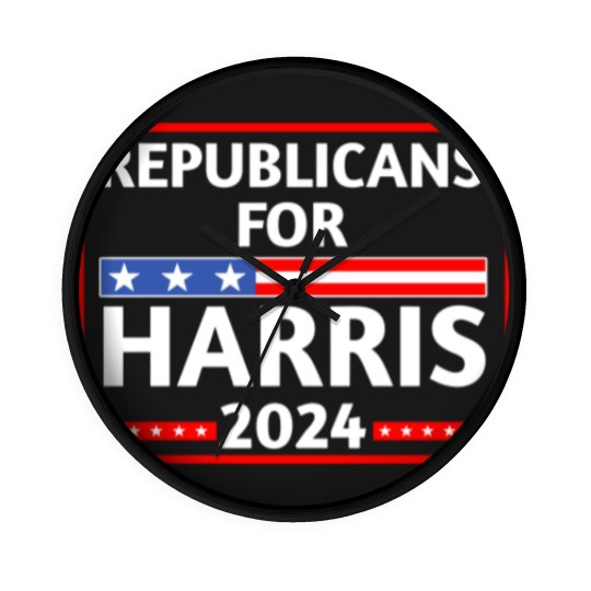 Discover Republicans-for-harris - Republicans For Harris - Wall Clocks