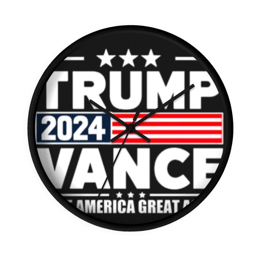 Discover Trump Vance 2024 Merchandise - Trump Vance - Wall Clocks
