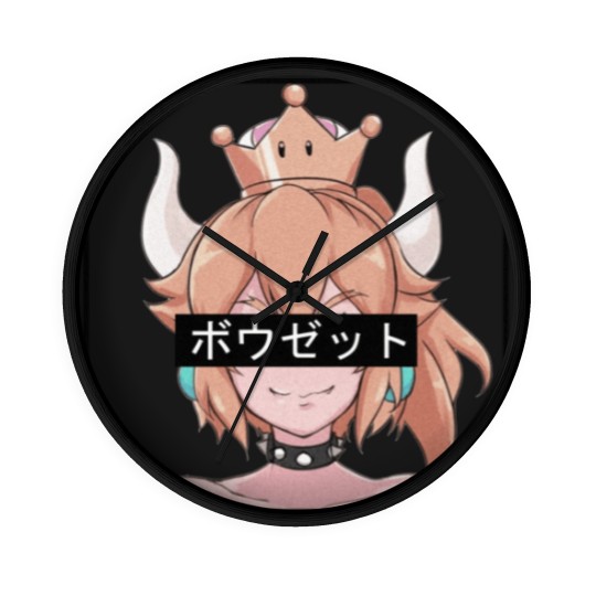 Discover Bowsette Wall Clocks