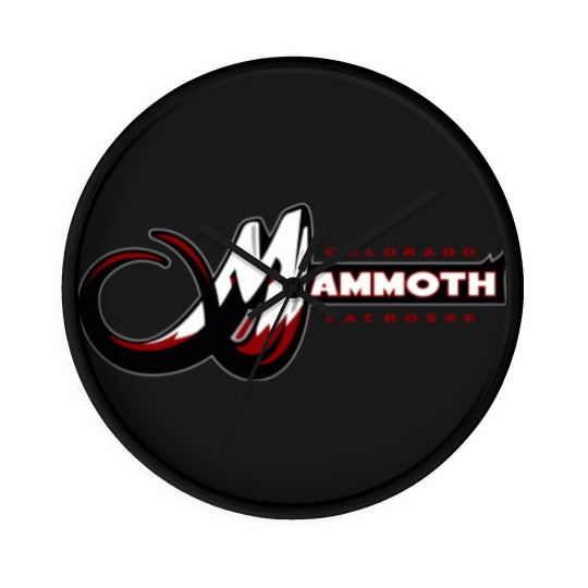 Discover The Power of Colorado Mammoth Lacrosse 1 Wall Clocks
