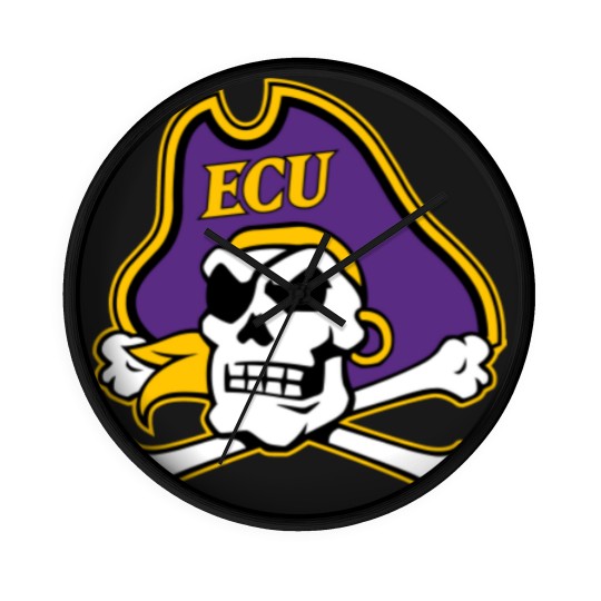 Discover East Carolina-Pirates-Logo Wall Clocks
