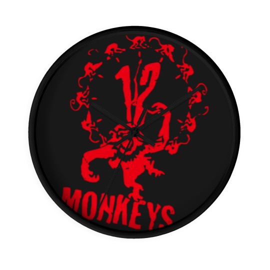 Discover Of 12 Monkeys Of 12 Monkeys Of 12 Monkeys Wall Clocks