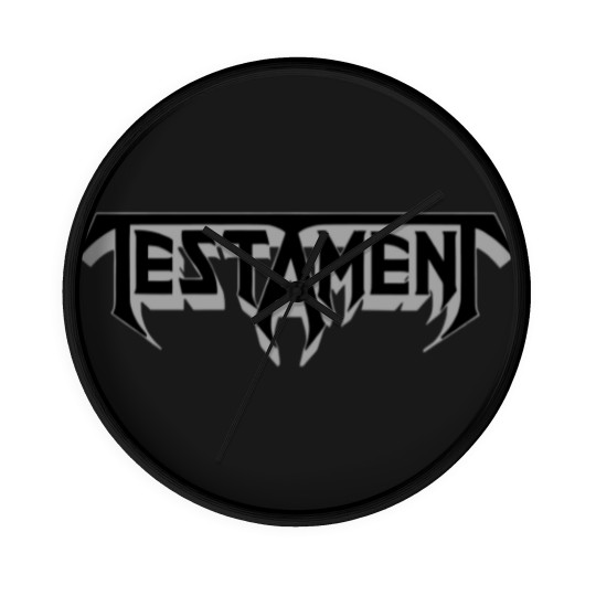 Discover Testament Unisex Wall Clocks: Logo