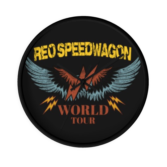 Discover word tour reo Wall Clocks