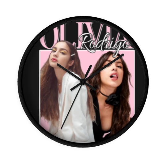 Discover Olivia Rodrigo Wall Clocks, Olivia Sour Tour Music Merch Wall Clocks, Olivia Rodrigo Wall Clocks