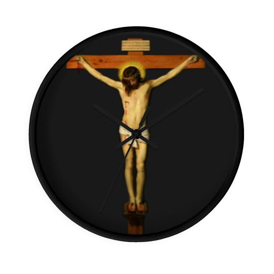 Discover Jesus Crucifix Passion of Christ Wall Clocks