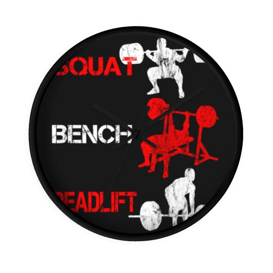 Discover Squat Bench Deadlift Wall Clocks