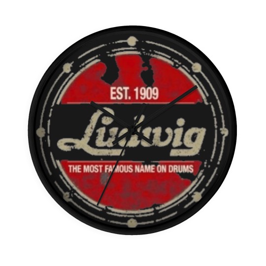 Discover Ludwig Drums Wall Clocks