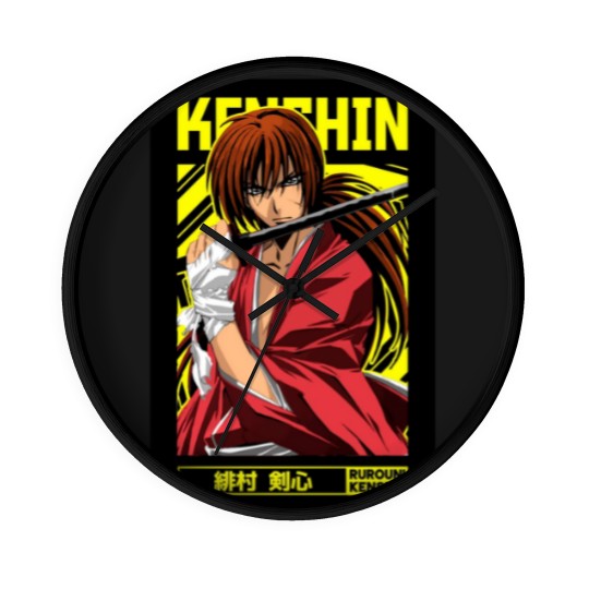 Discover Himura Kenshin = Rurouni Kenshin = Anime Wall Clocks