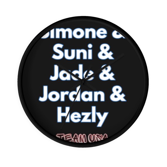 Discover USA Women's Gymnastics Simone Biles, Suni Lee, Jade Carey, Jordan Chiles Wall Clocks