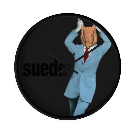 Discover 1993 Suede - Animal Nitrate Wall Clocks, Suede Band Wall Clocks