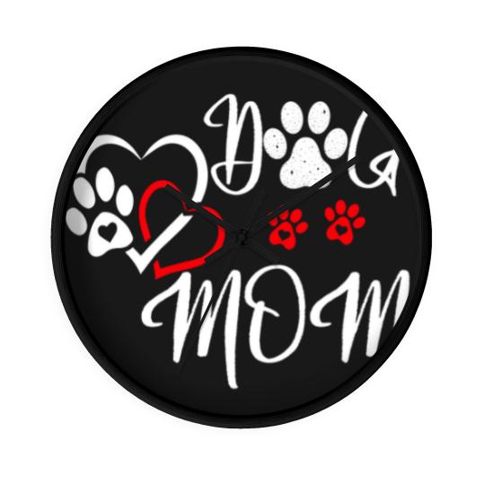 Discover Love Dog Mom Dog Mom Wall Clocks