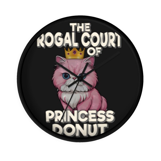 Discover Dungeon Crawler Carl - Princess Donut Cute Wall Clocks